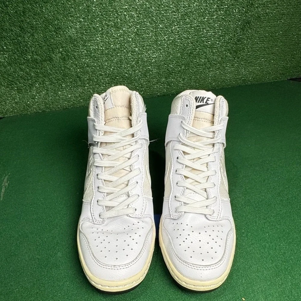 Nike‎ Dunk Sky Hi White Sail Wedge Sneakers 644877-101 Womens 5 High Top Shoes